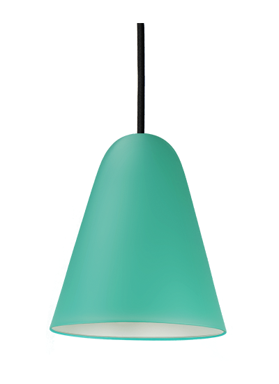 Pastelgrøn pendel lampe