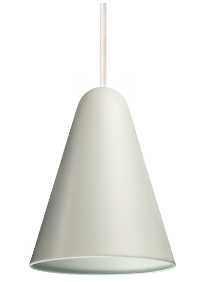 Hvid capelo pendel lampe