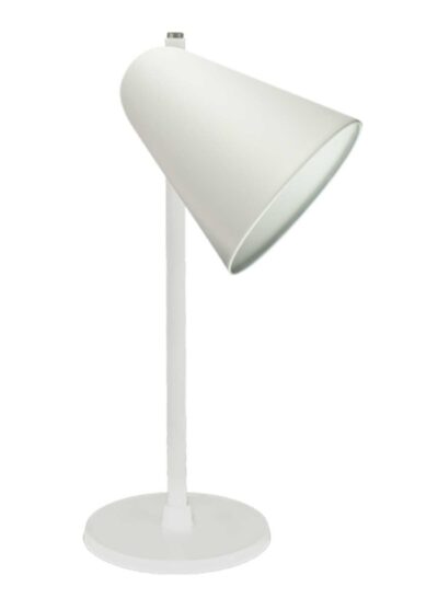 White Table Lamp – White Shade