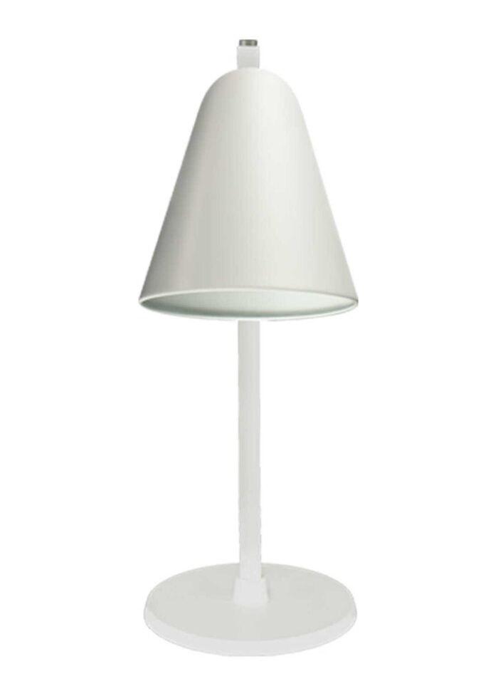 White Table Lamp White Shade