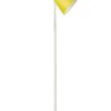 White Floor Lamp Zinc Yellow Shade