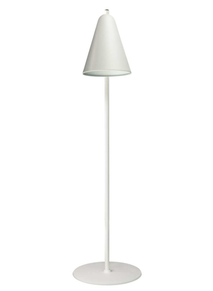 White Floor Lamp White Shade