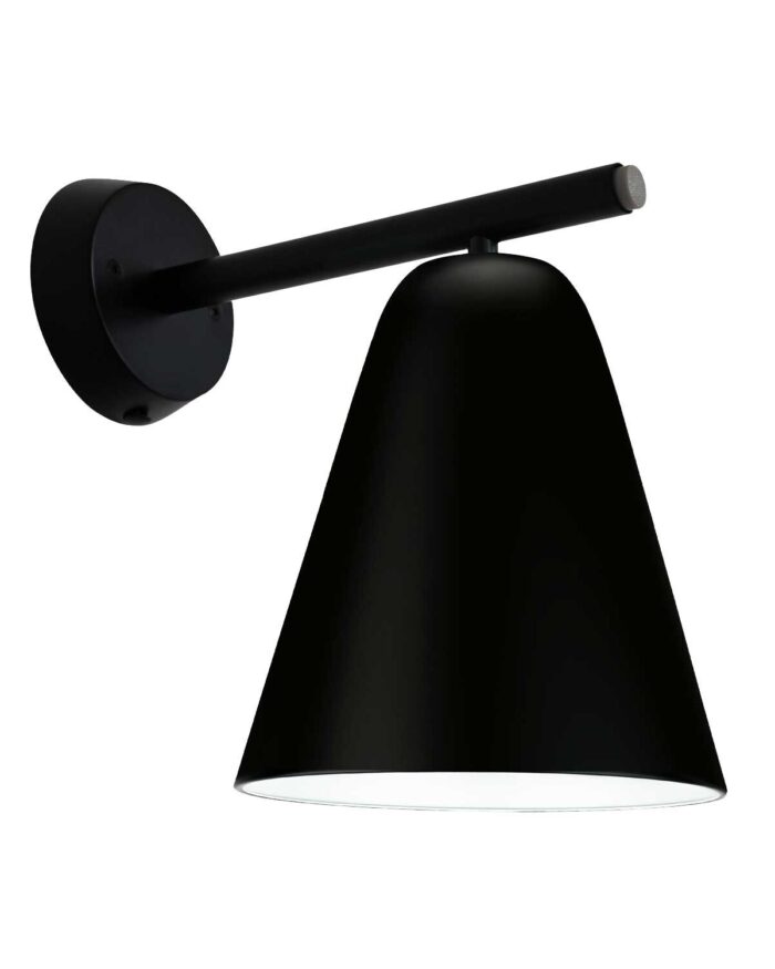 Black Wall Lamp Black Shade