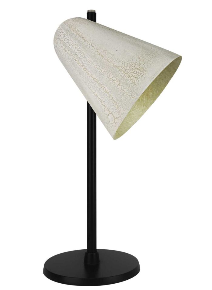 Black Table Lamp Dragonfly Shade - Light Off